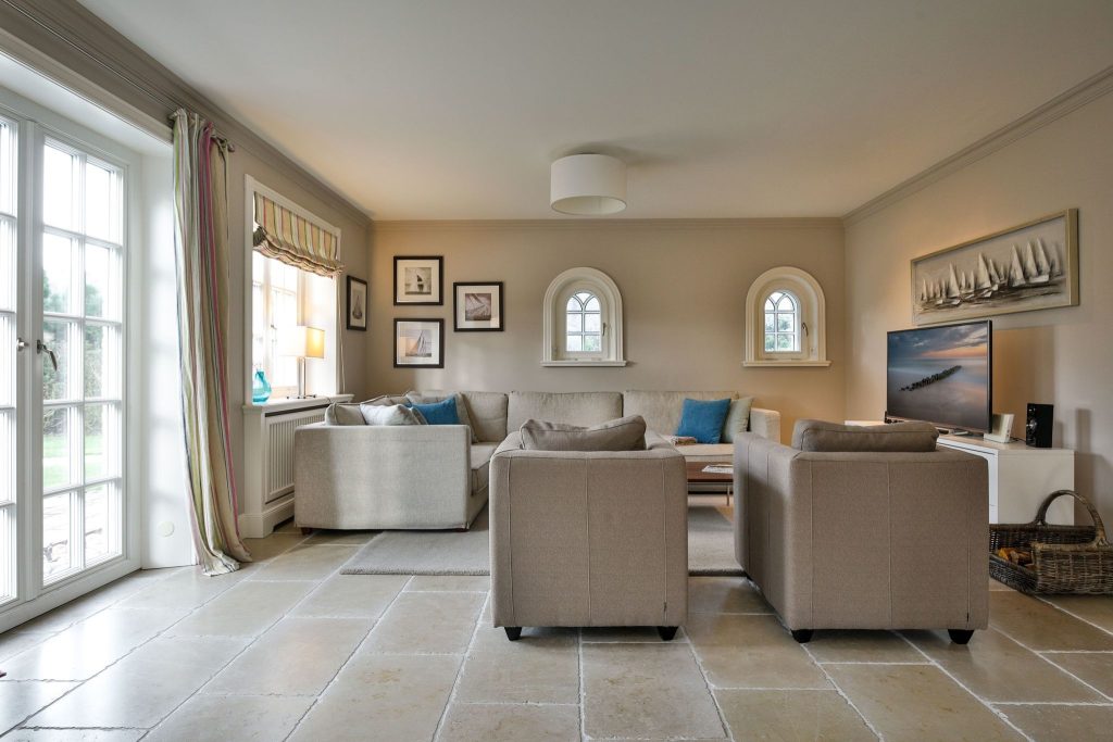 Wohnzimmer in Ferienwohnung Keitum