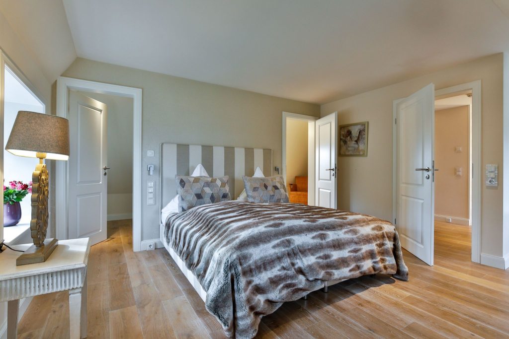 Schlafzimmer in Ferienwohnung Keitum