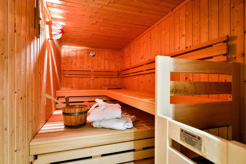 Sauna in Ferienwohnung Keitum