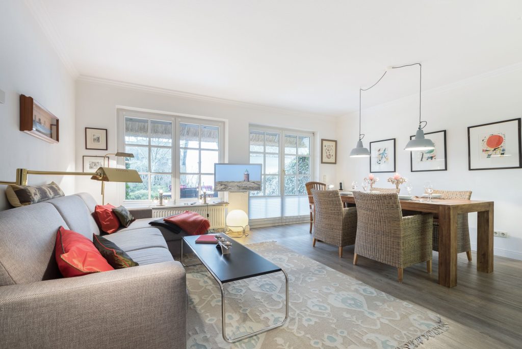 Wohnzimmer in Ferienwohnung Keitum