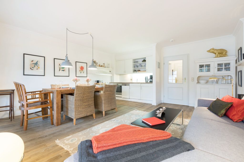 Wohnzimmer in Ferienwohnung Keitum