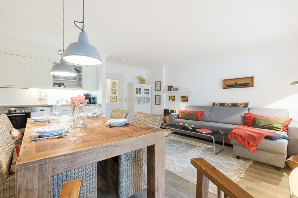 Wohnzimmer in Ferienwohnung Keitum