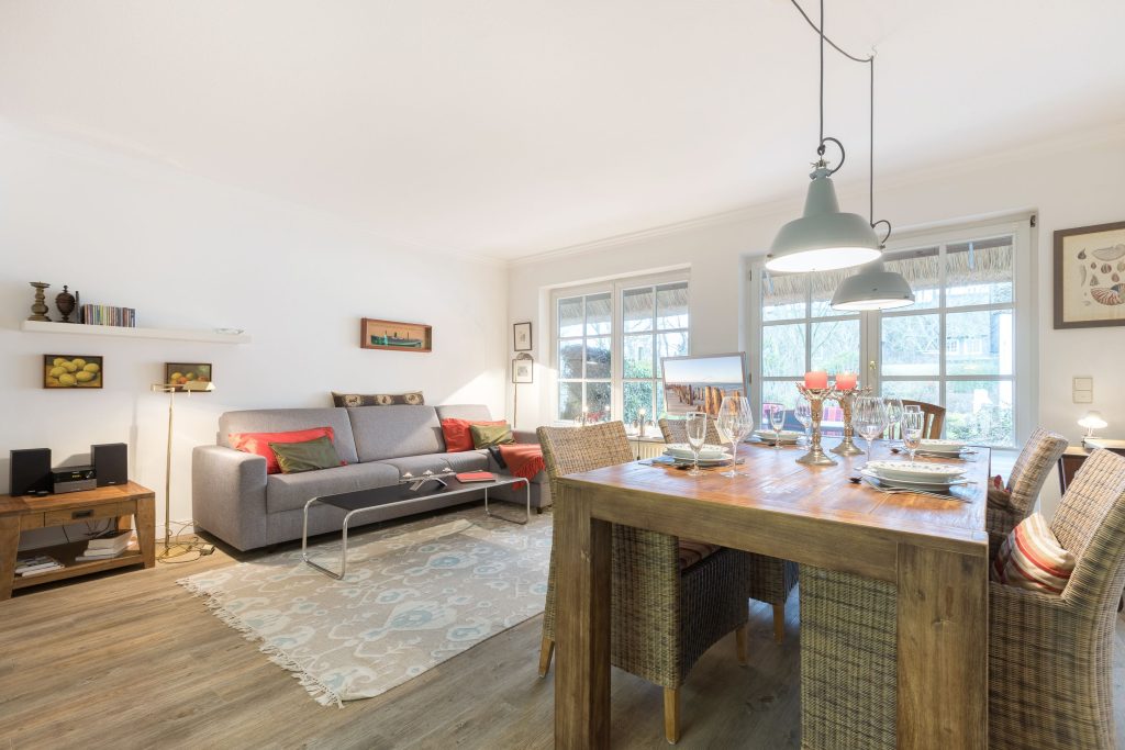Wohnzimmer in Ferienwohnung Keitum