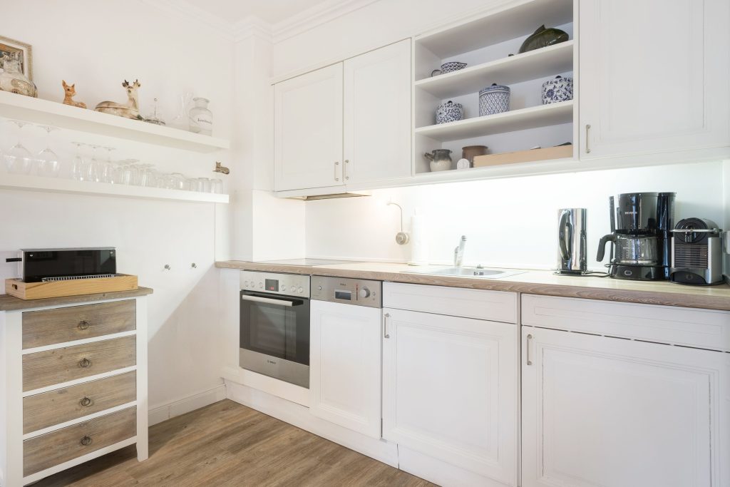Küche in Ferienwohnung Keitum