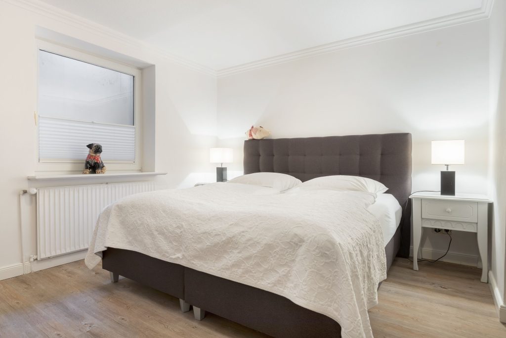 Schlafzimmer in Ferienwohnung Keitum