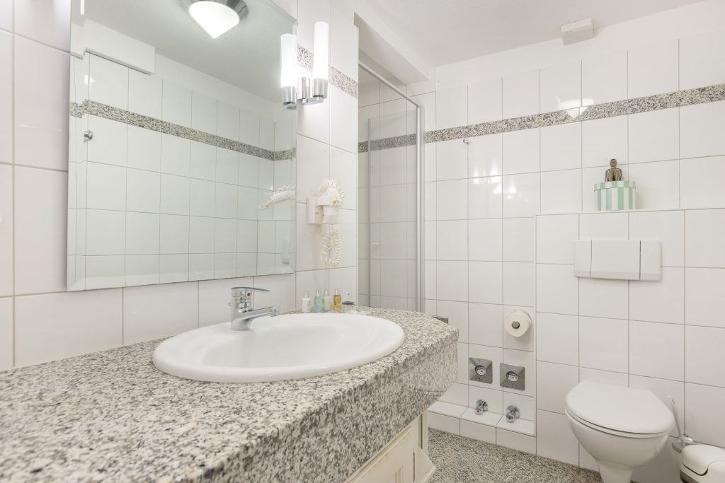 Bad in Ferienwohnung Keitum