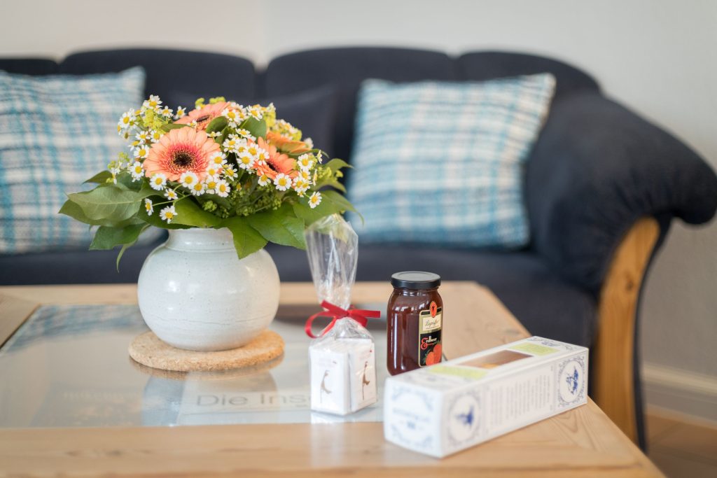 Wohnzimmer in Ferienwohnung Keitum