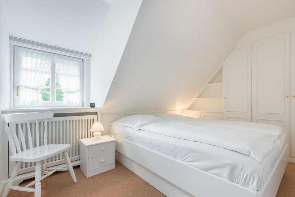Schlafzimmer in Ferienwohnung Keitum