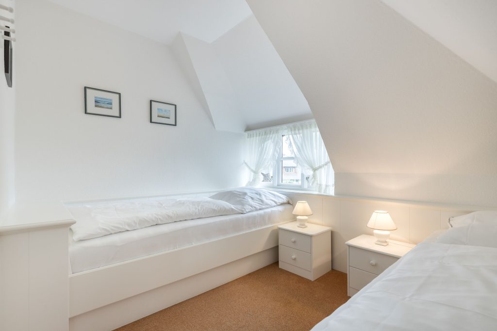 Schlafzimmer in Ferienwohnung Keitum