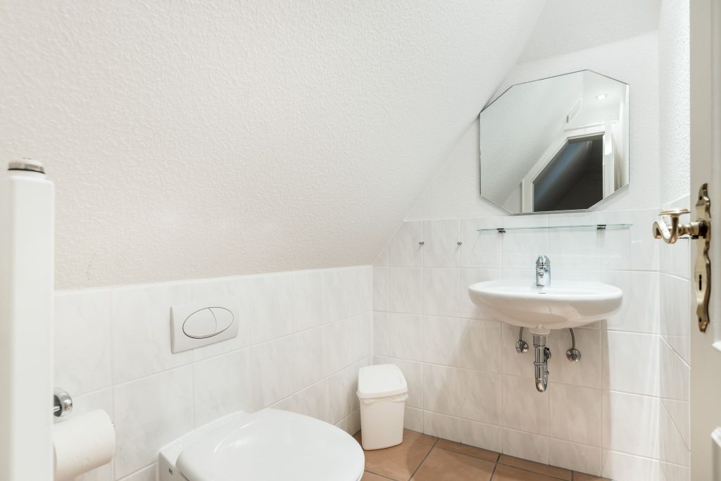 Bad in Ferienwohnung Keitum