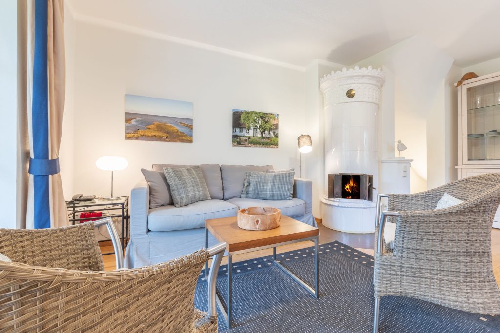 Wohnzimmer in Ferienwohnung Keitum