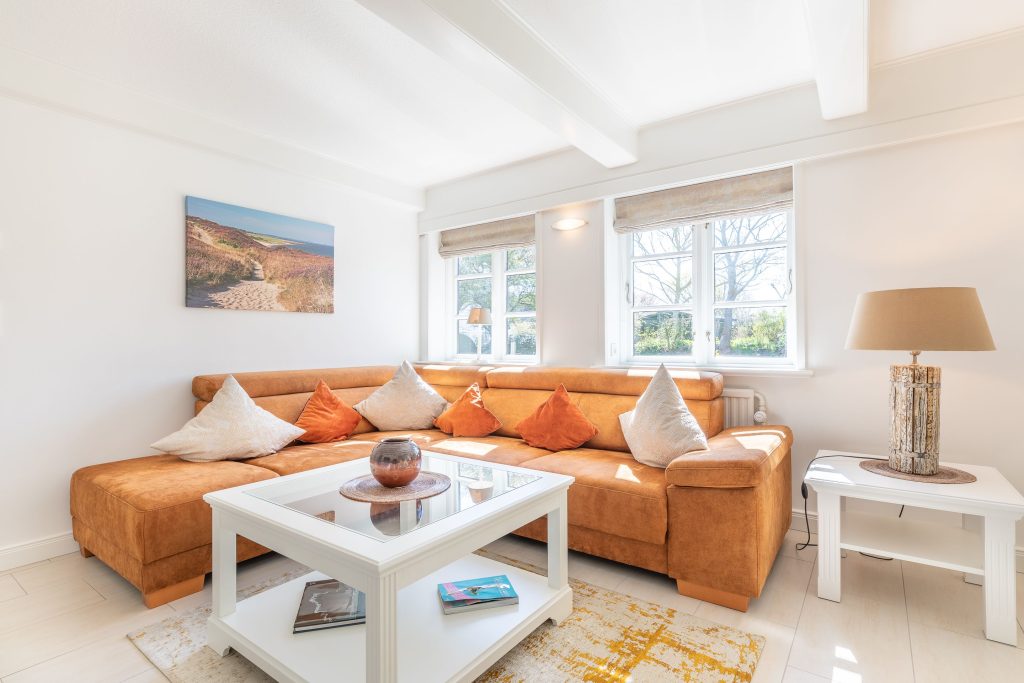 Wohnzimmer in Ferienwohnung Keitum