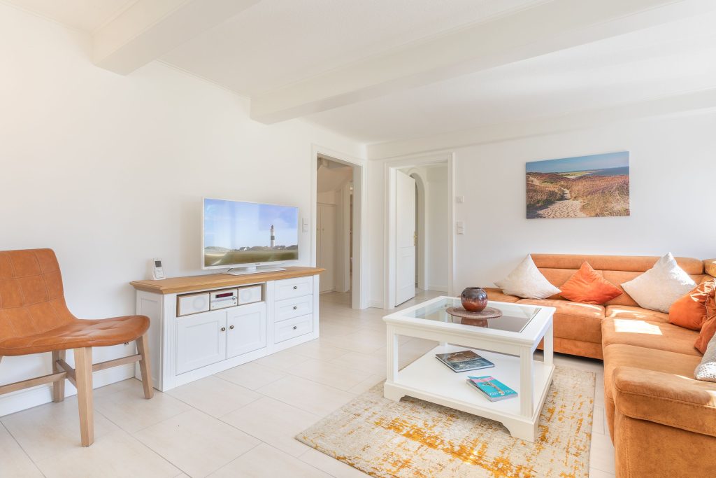 Wohnzimmer in Ferienwohnung Keitum
