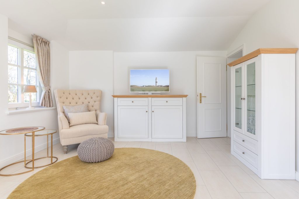 Wohnzimmer in Ferienwohnung Keitum