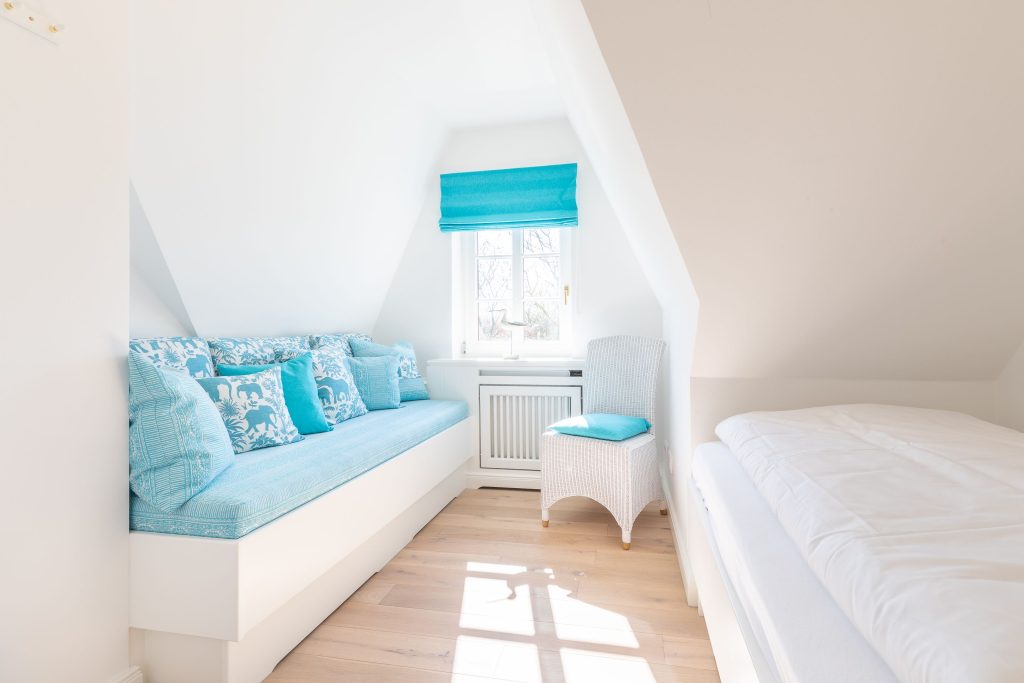 Schlafzimmer in Ferienwohnung Keitum