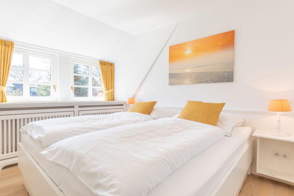 Schlafzimmer in Ferienwohnung Keitum