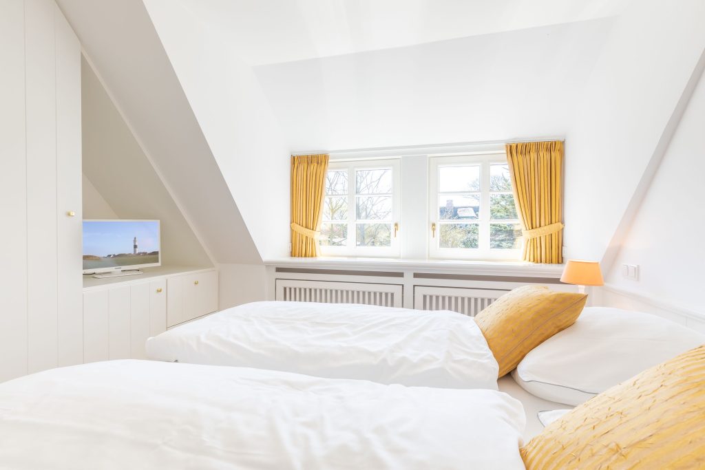 Schlafzimmer in Ferienwohnung Keitum