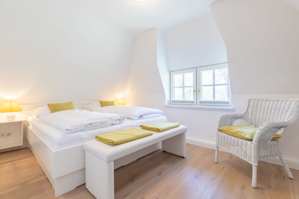 Schlafzimmer in Ferienwohnung Keitum