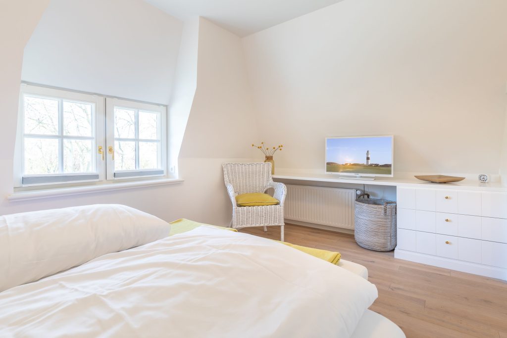 Schlafzimmer in Ferienwohnung Keitum