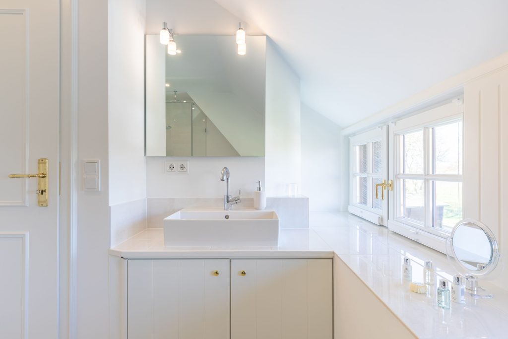 Bad in Ferienwohnung Keitum