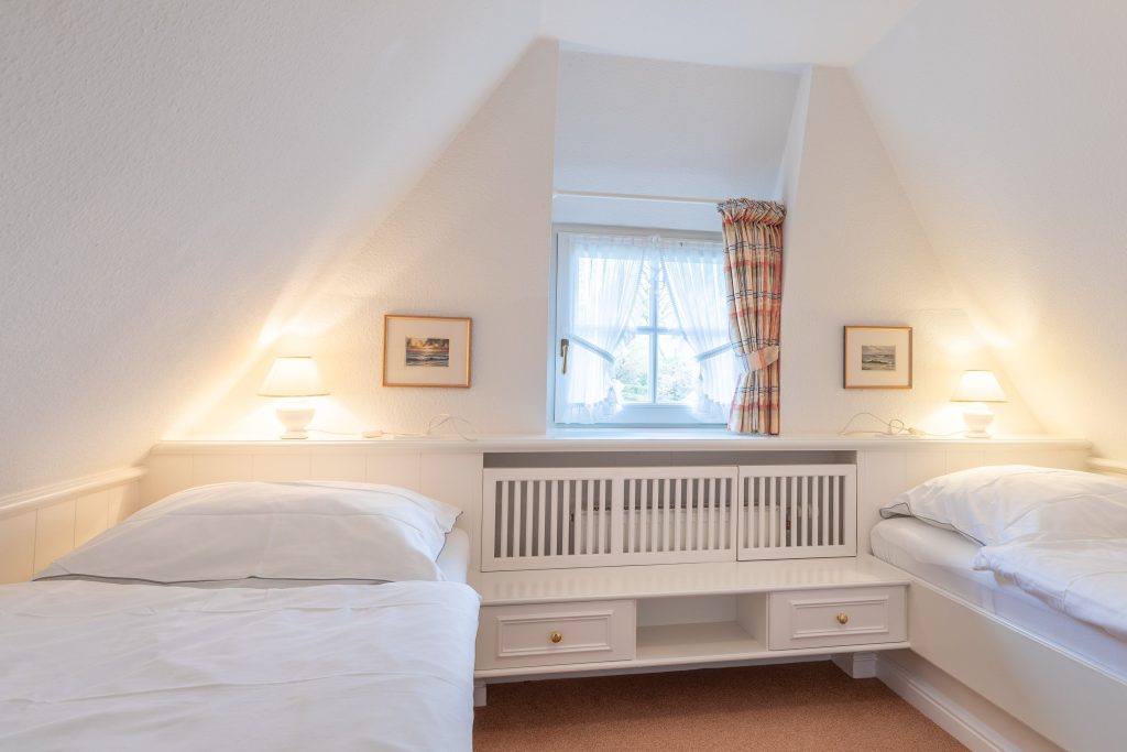 Schlafzimmer in Ferienwohnung Keitum