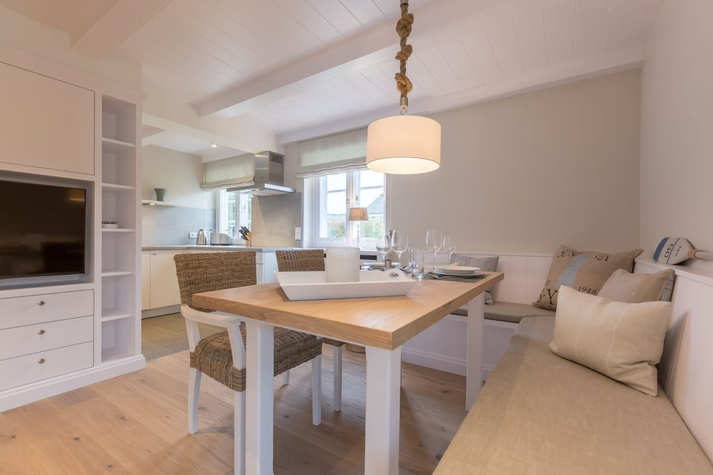Wohnküche in Ferienwohnung Keitum