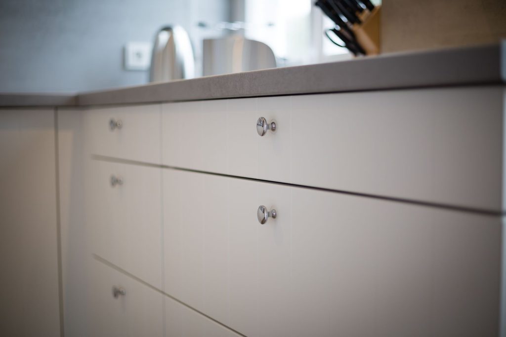 Küche in Ferienwohnung Keitum