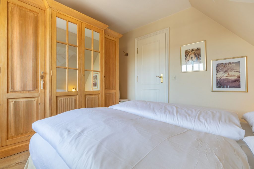 Schlafzimmer in Ferienwohnung Keitum