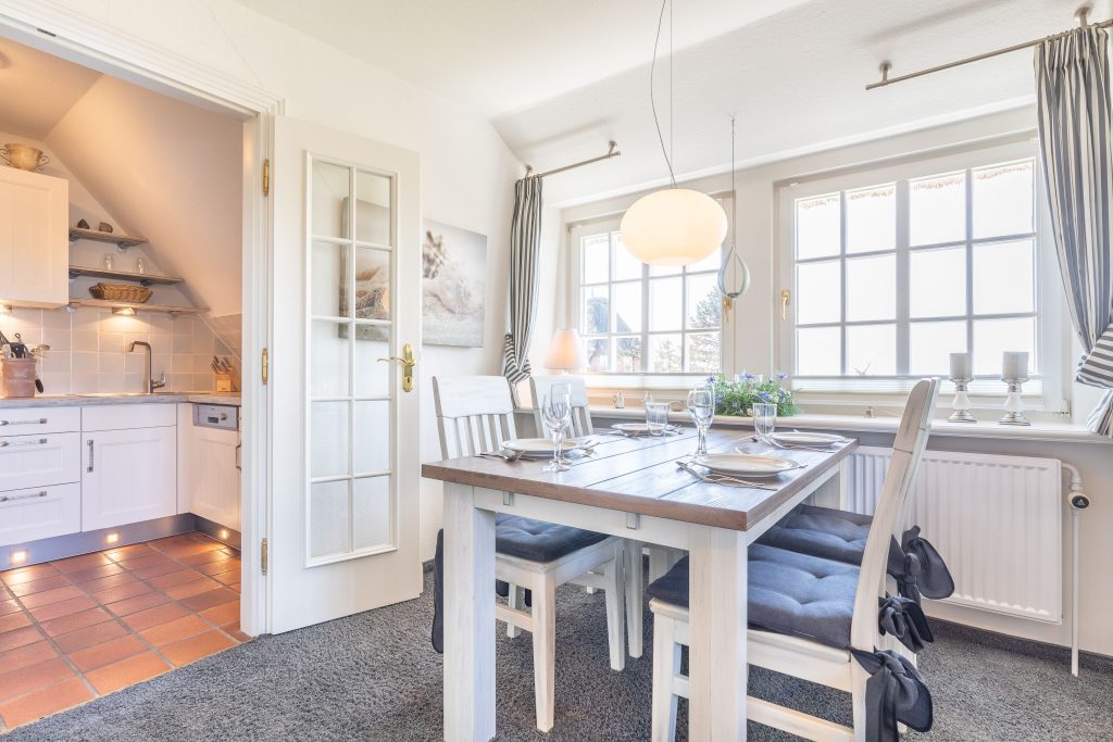Esstisch in Ferienwohnung Keitum