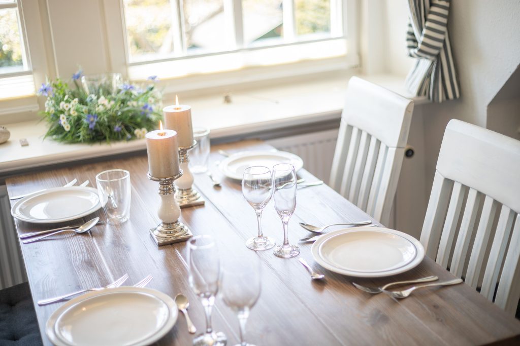 Esstisch in Ferienwohnung Keitum