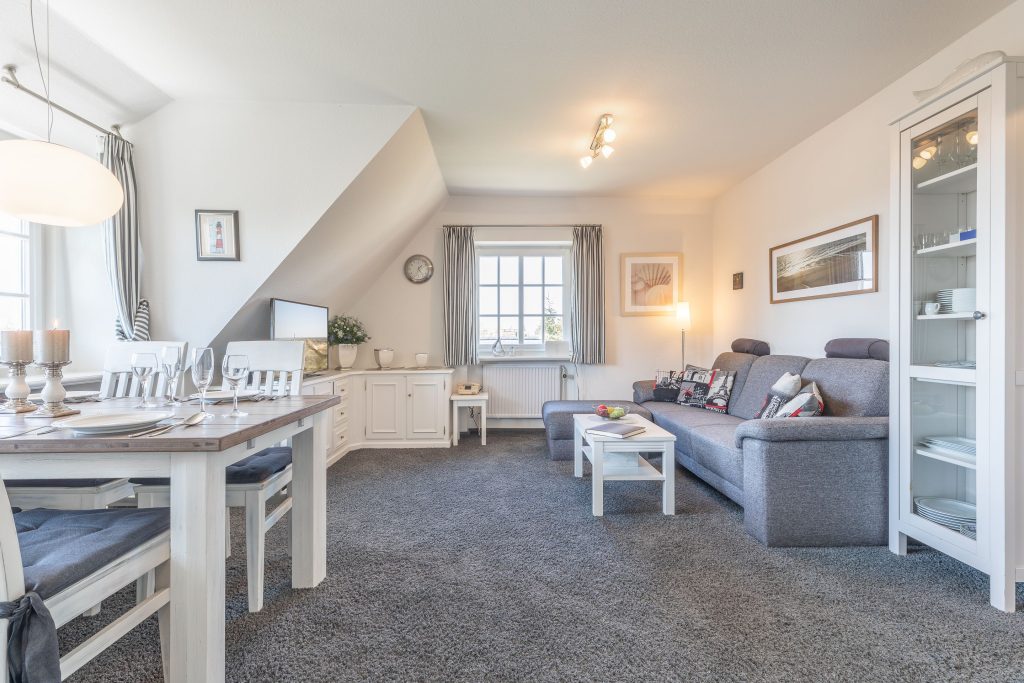 Wohnzimmer in Ferienwohnung Keitum