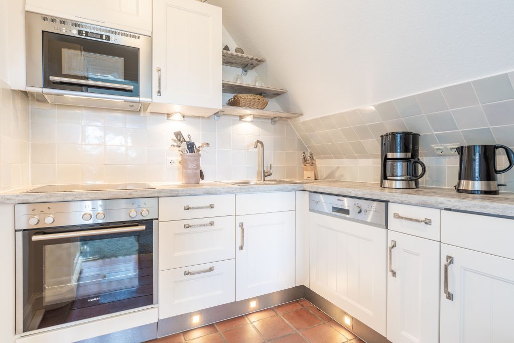 Küche in Ferienwohnung Keitum