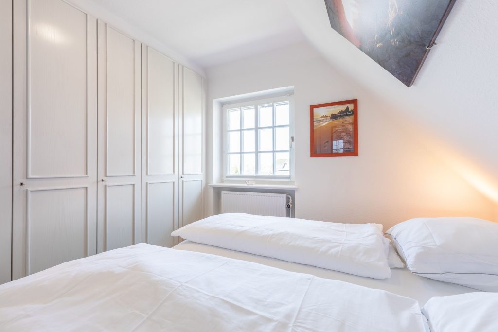 Schlafzimmer in Ferienwohnung Keitum