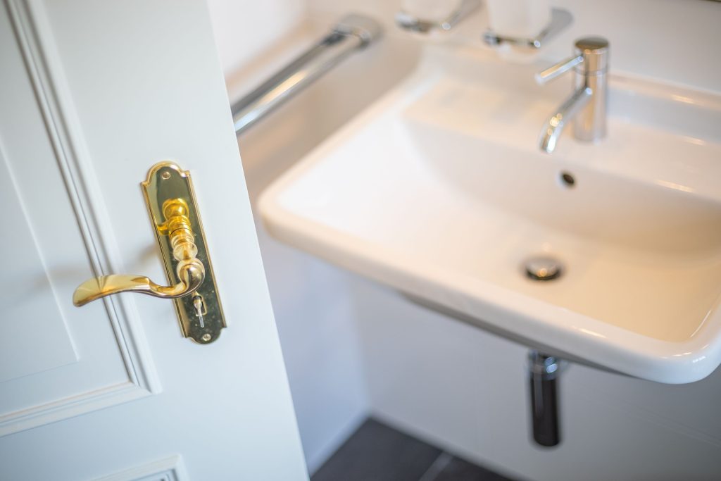 Bad in Ferienwohnung Keitum