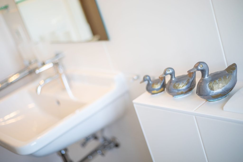 Bad in Ferienwohnung Keitum