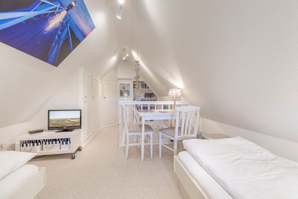 Schlafzimmer in Ferienwohnung Keitum