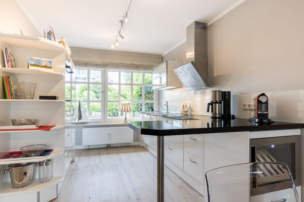 Küche in Ferienwohnung Keitum