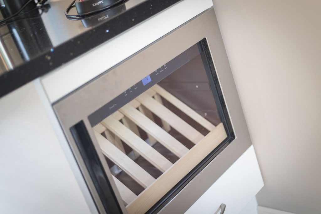 Weinkühlschrank in Ferienwohnung Keitum