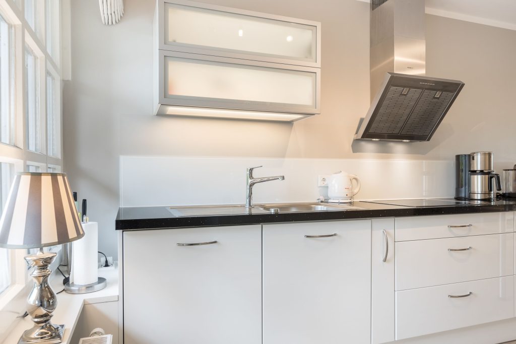 Küche in Ferienwohnung Keitum