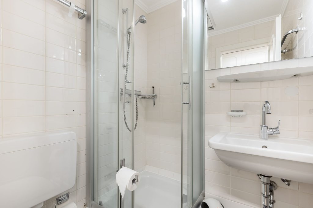 Bad in Ferienwohnung Keitum