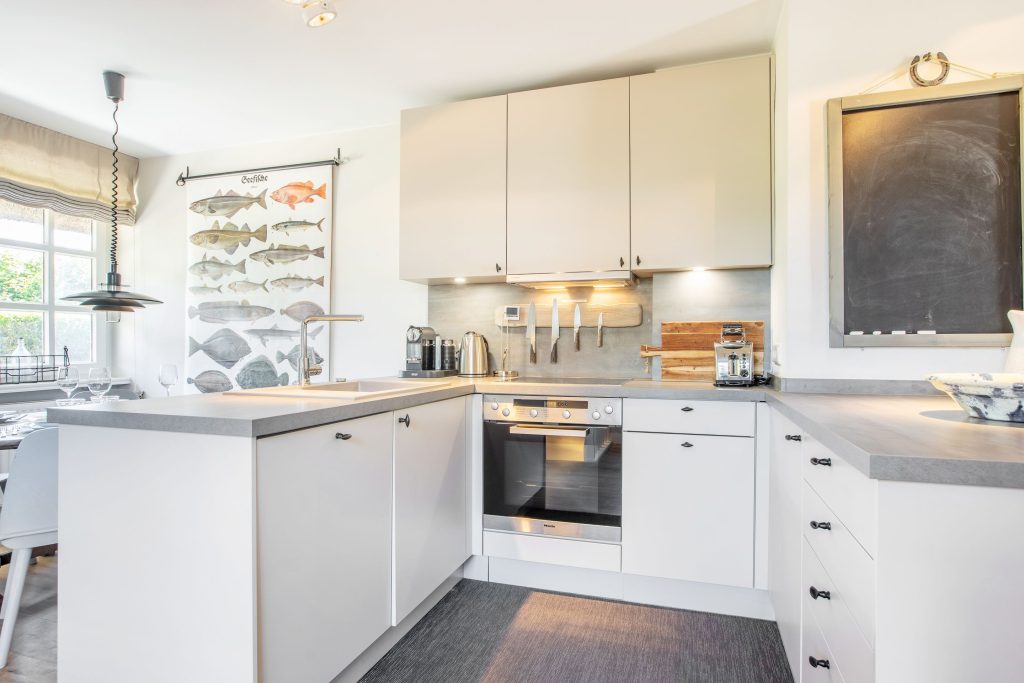 Küche in Ferienwohnung Keitum
