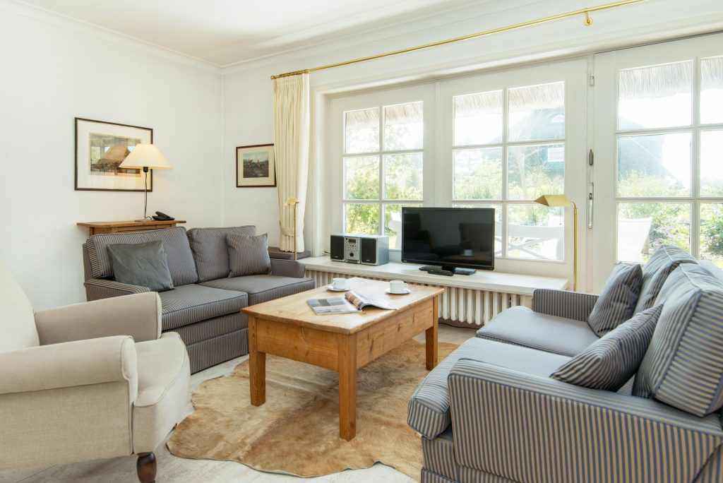 Wohnzimmer in Ferienwohnung Keitum