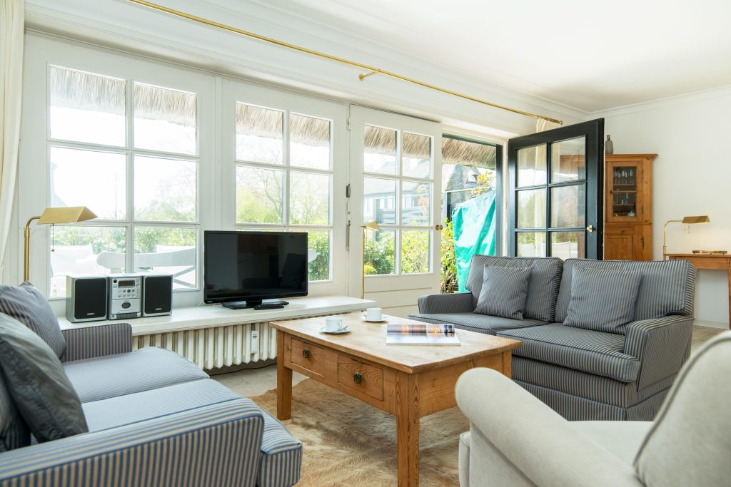 Wohnzimmer in Ferienwohnung Keitum