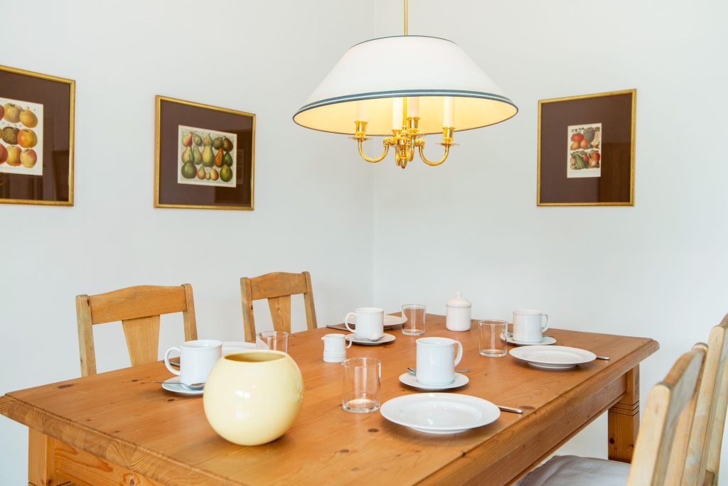 Esstisch in Ferienwohnung Keitum