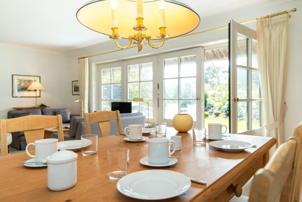 Esstisch in Ferienwohnung Keitum