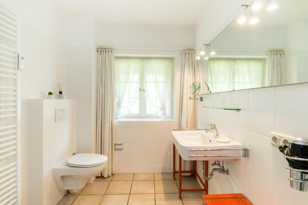 Bad in Ferienwohnung Keitum