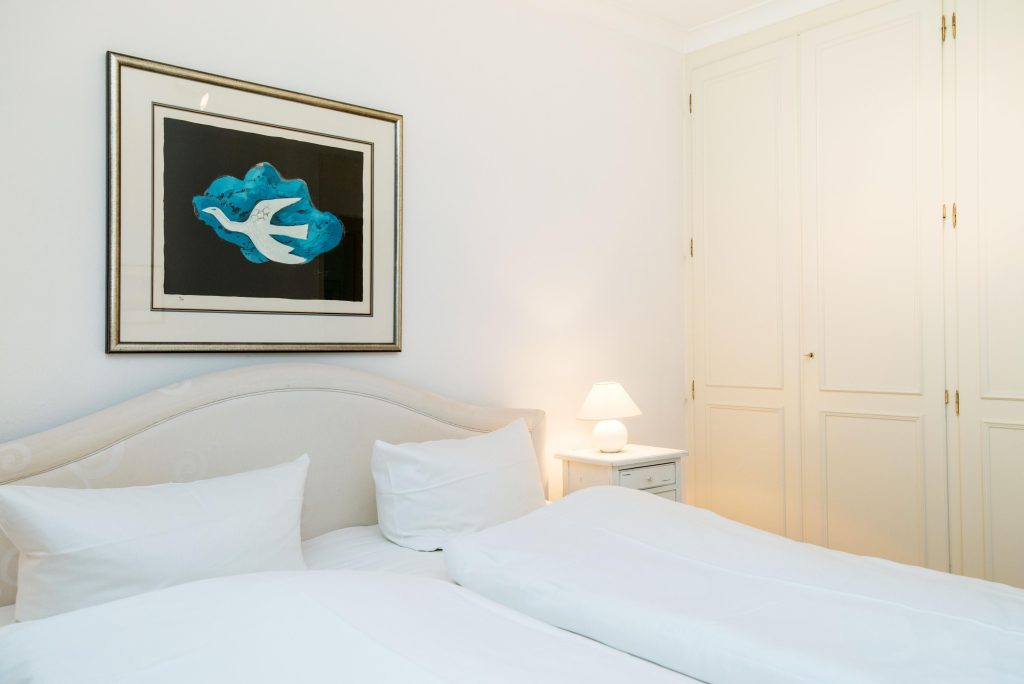 Schlafzimmer in Ferienwohnung Keitum