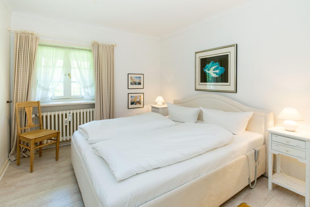 Schlafzimmer in Ferienwohnung Keitum