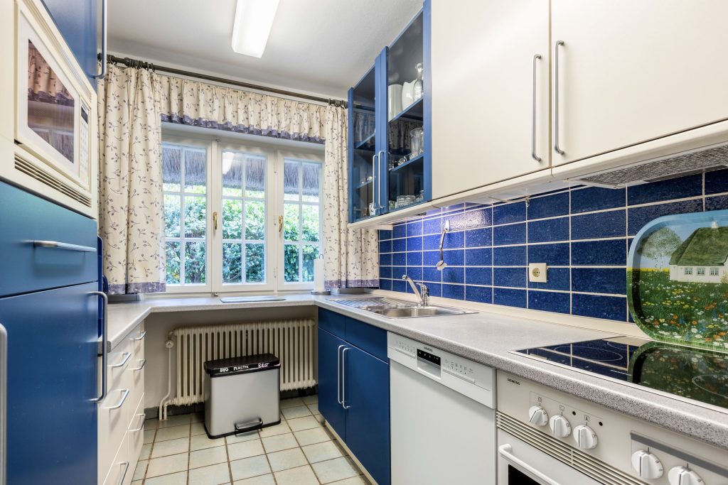 Küche in Ferienwohnung Keitum