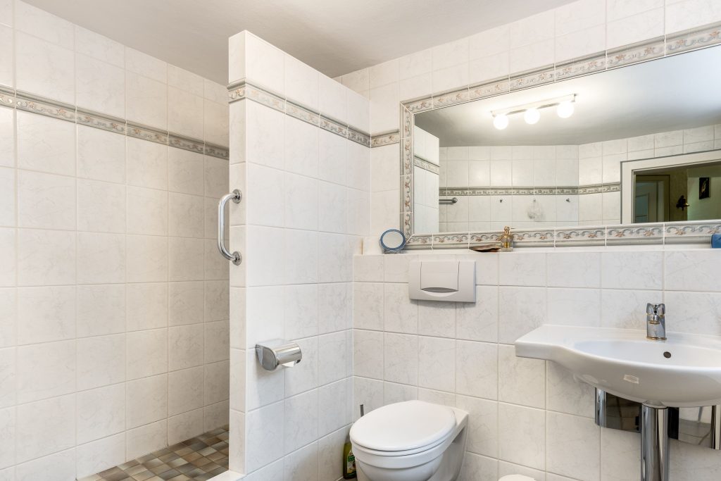 Bad in Ferienwohnung Keitum